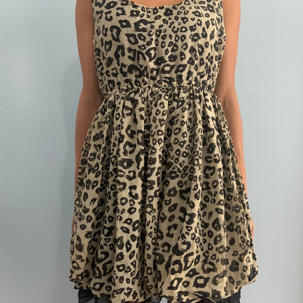 Leopard Print Formal Dress - Picture 2 of 3